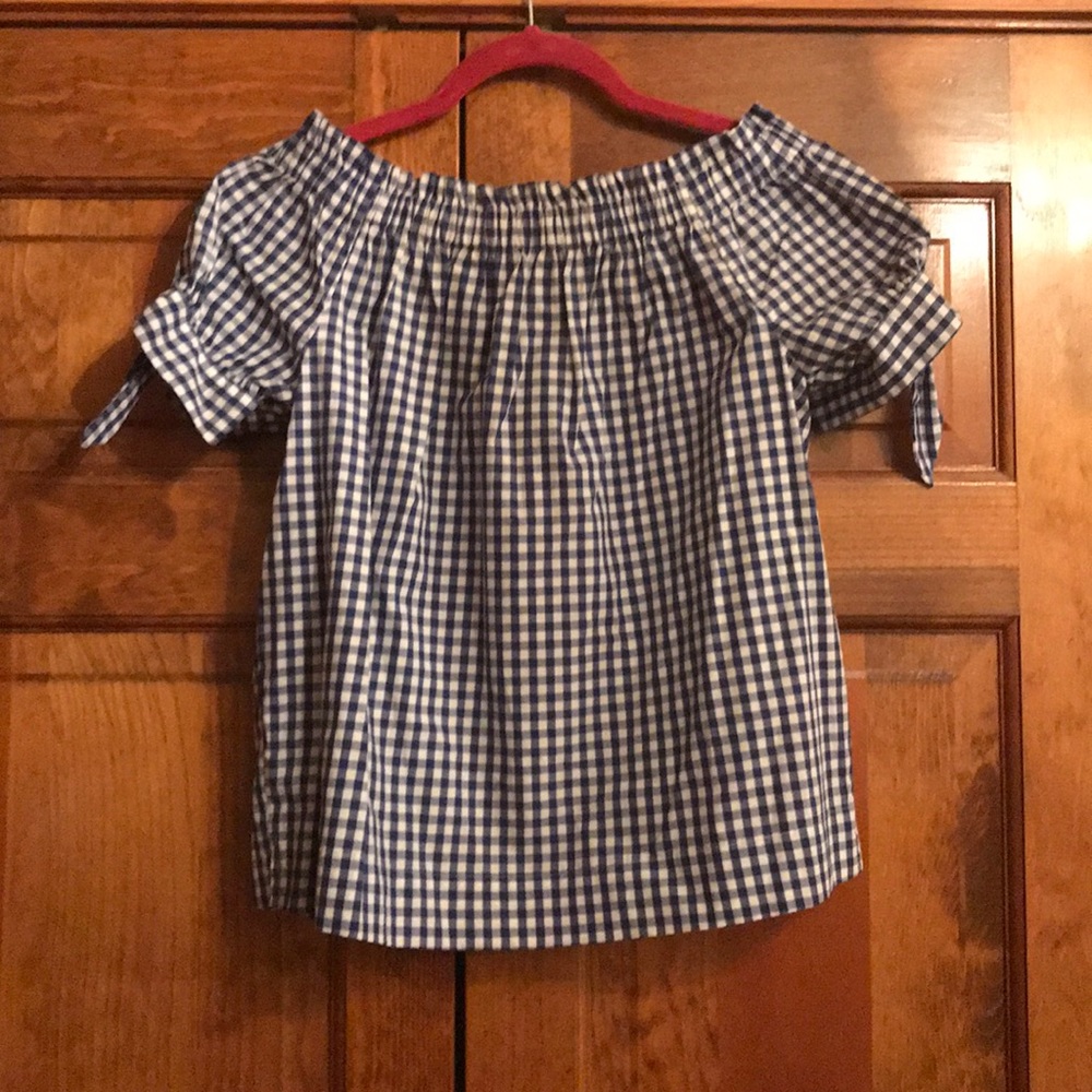 Jcrew off the shoulder top